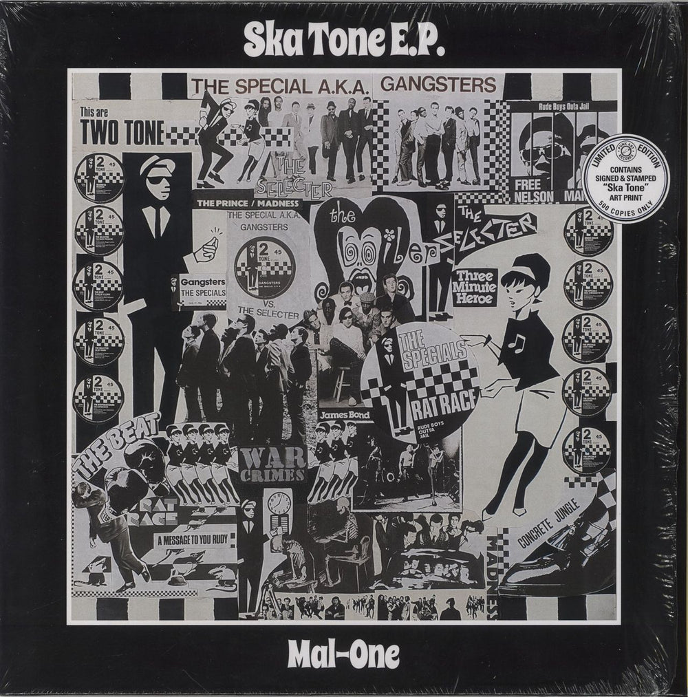 Various-Mod & 2-Tone Ska Tone EP UK 12" vinyl single (12 inch record / Maxi-single) MAL-ONE12-003