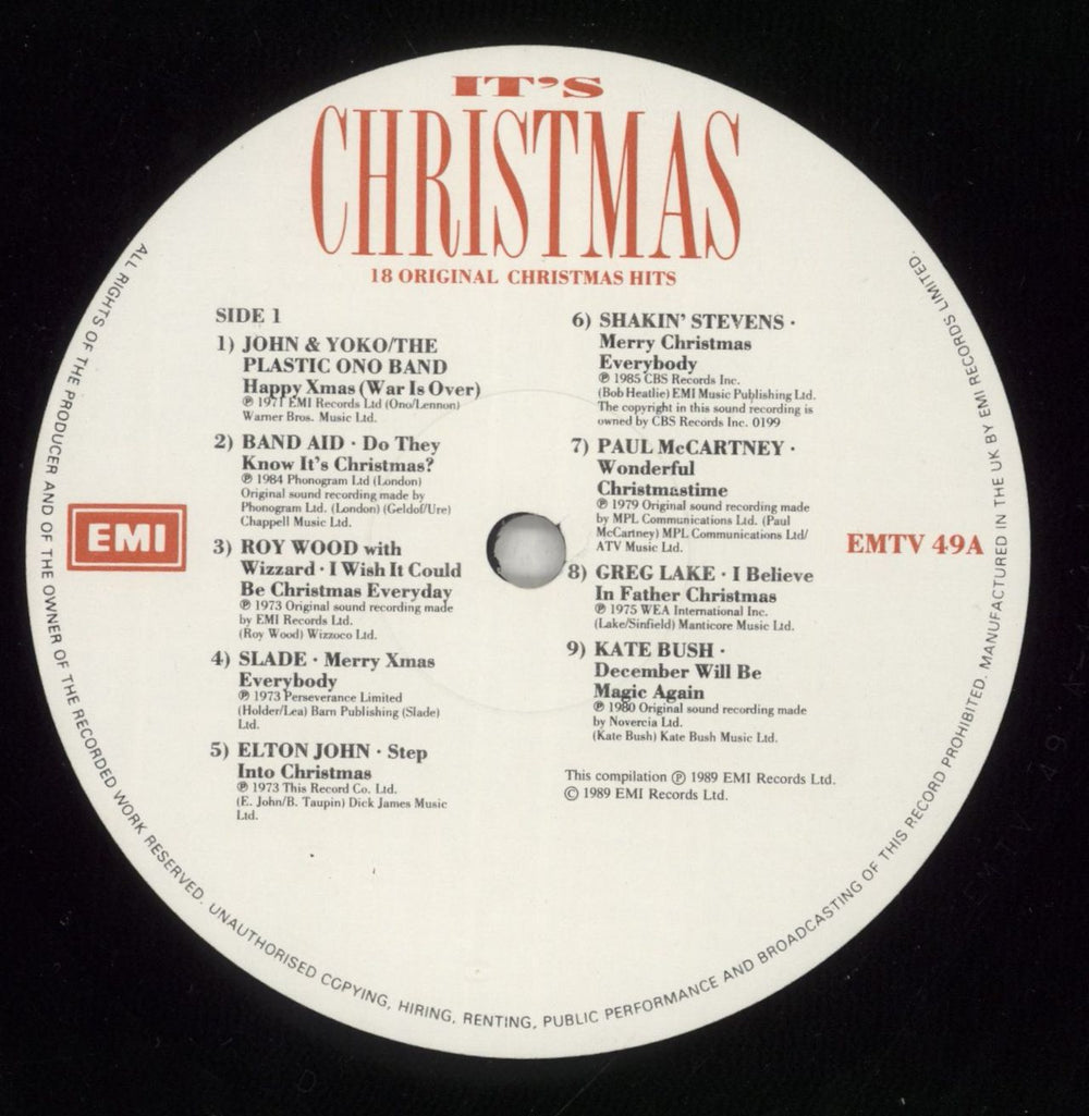 Various-Pop It's Christmas UK vinyl LP album (LP record) 7VALPIT308503