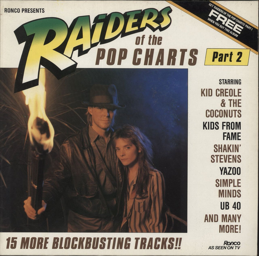 Various-Pop Raiders Of The Pop Charts - Parts 1 & 2 UK 2-LP vinyl record set (Double LP Album)