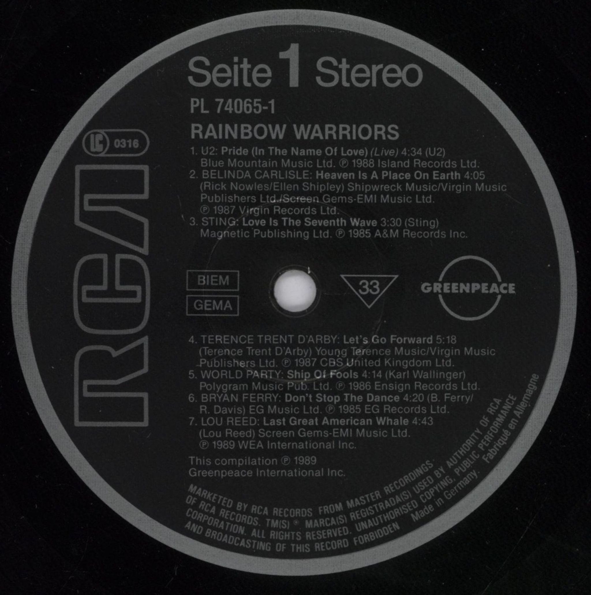 Various-Pop Rainbow Warriors + Insert German 2-LP vinyl record set (Double LP Album) 7VA2LRA897779