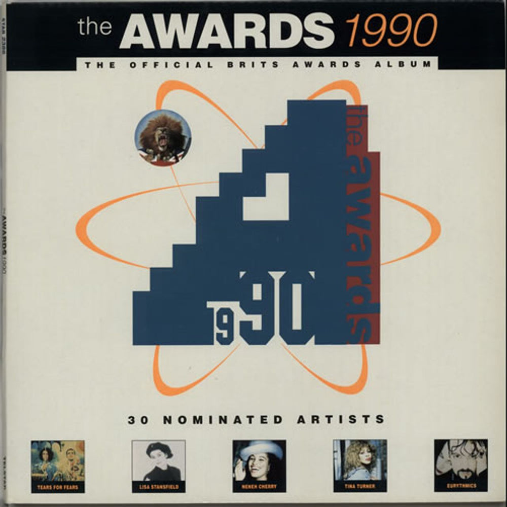 Various-Pop The Awards 1990 - The Official Brits Awards Album UK 2-LP vinyl record set (Double LP Album) STAR2386