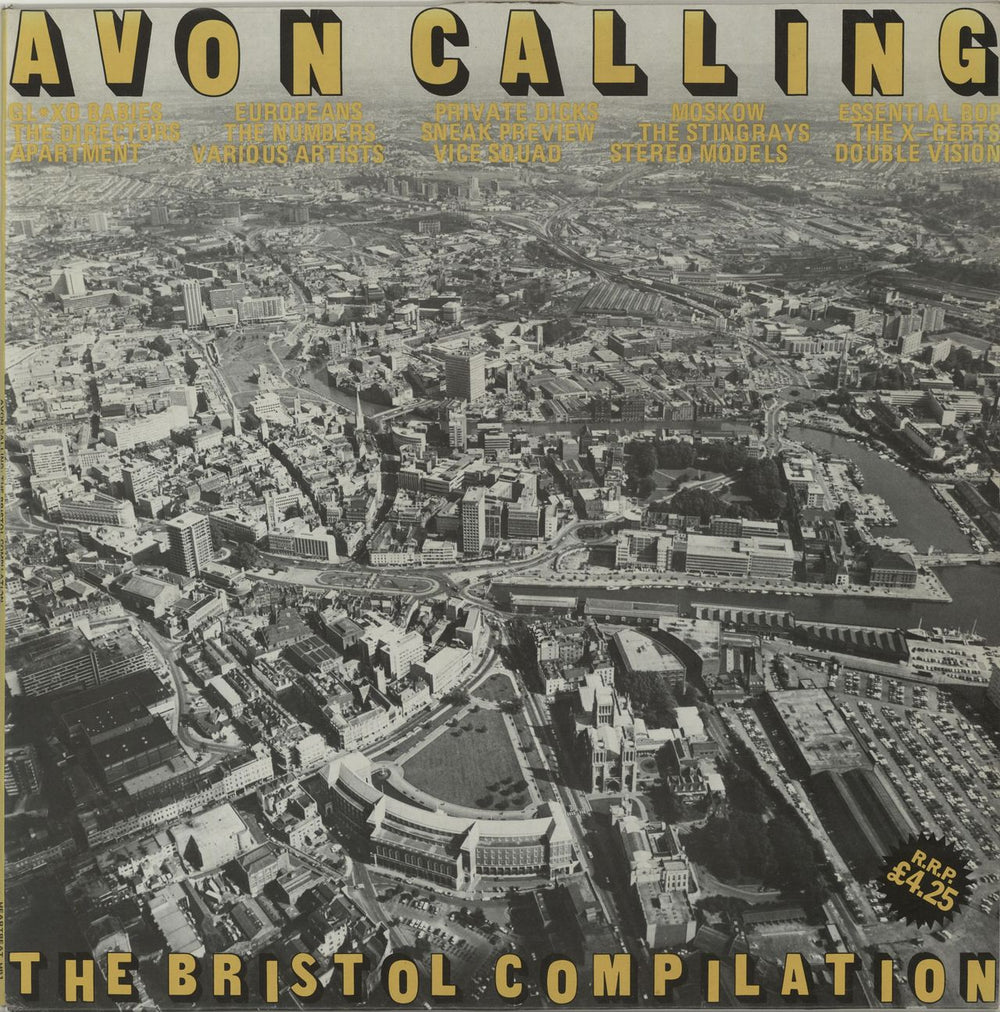 Various-Punk & New Wave Avon Calling - The Bristol Compilation UK vinyl LP album (LP record) HB1