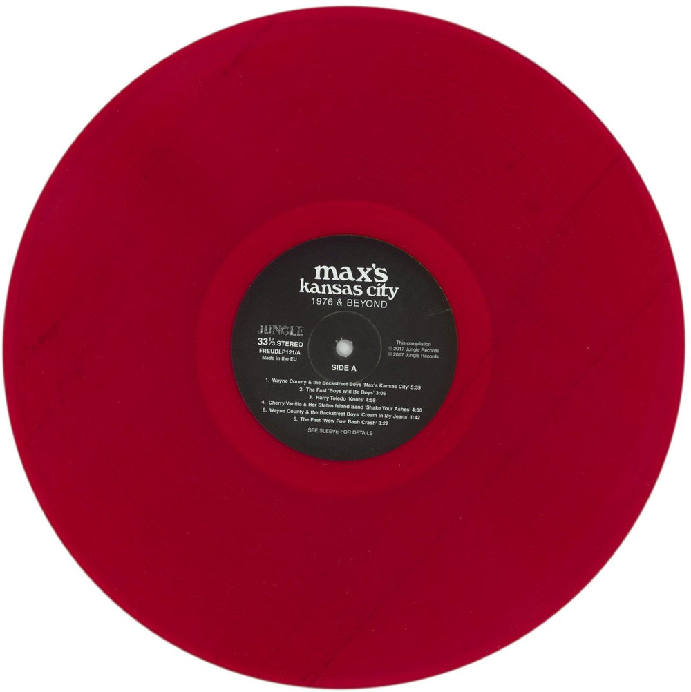 Various-Punk & New Wave Max's Kansas City 1976 & Beyond - RSD17 - Red Vinyl - Shrink UK 2-LP vinyl record set (Double LP Album) PVA2LMA867114