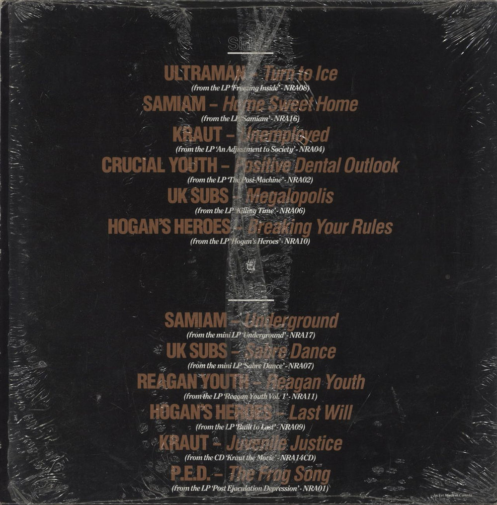 Various-Punk & New Wave New Red Archives US vinyl LP album (LP record)