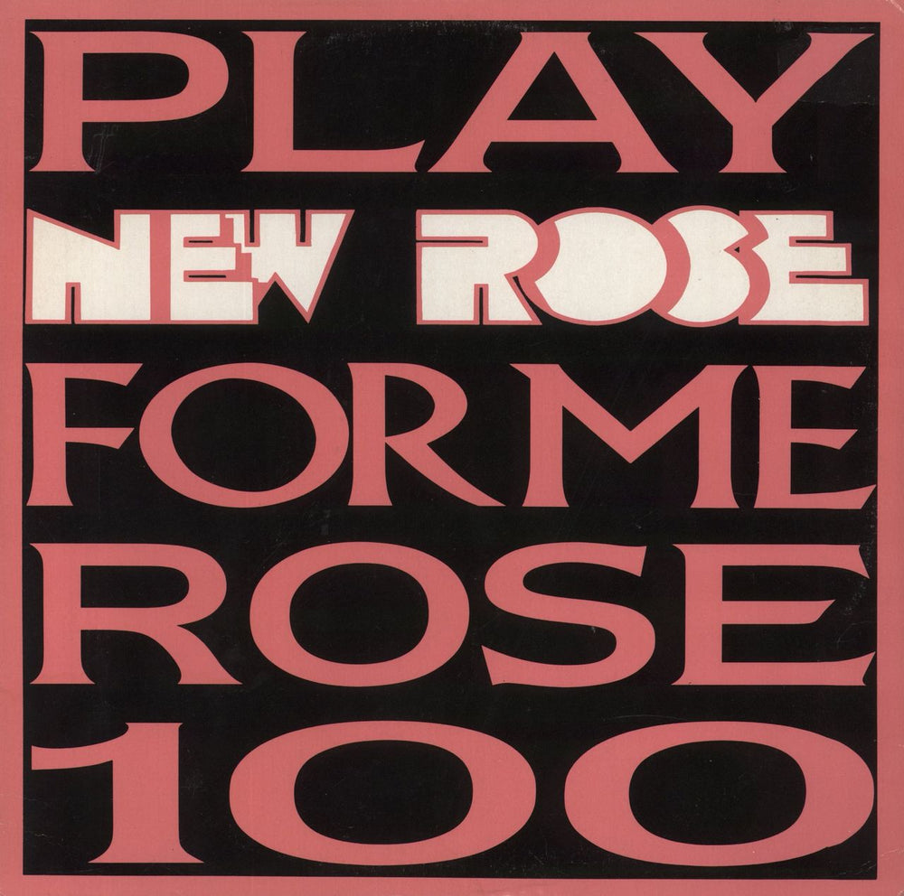 Various-Punk & New Wave Play New Rose For Me French 2-LP vinyl record set (Double LP Album) ROSE100