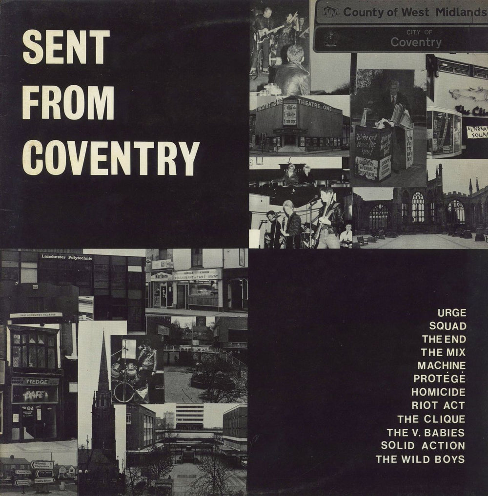 Various-Punk & New Wave Sent From Coventry UK vinyl LP album (LP record) KATH1