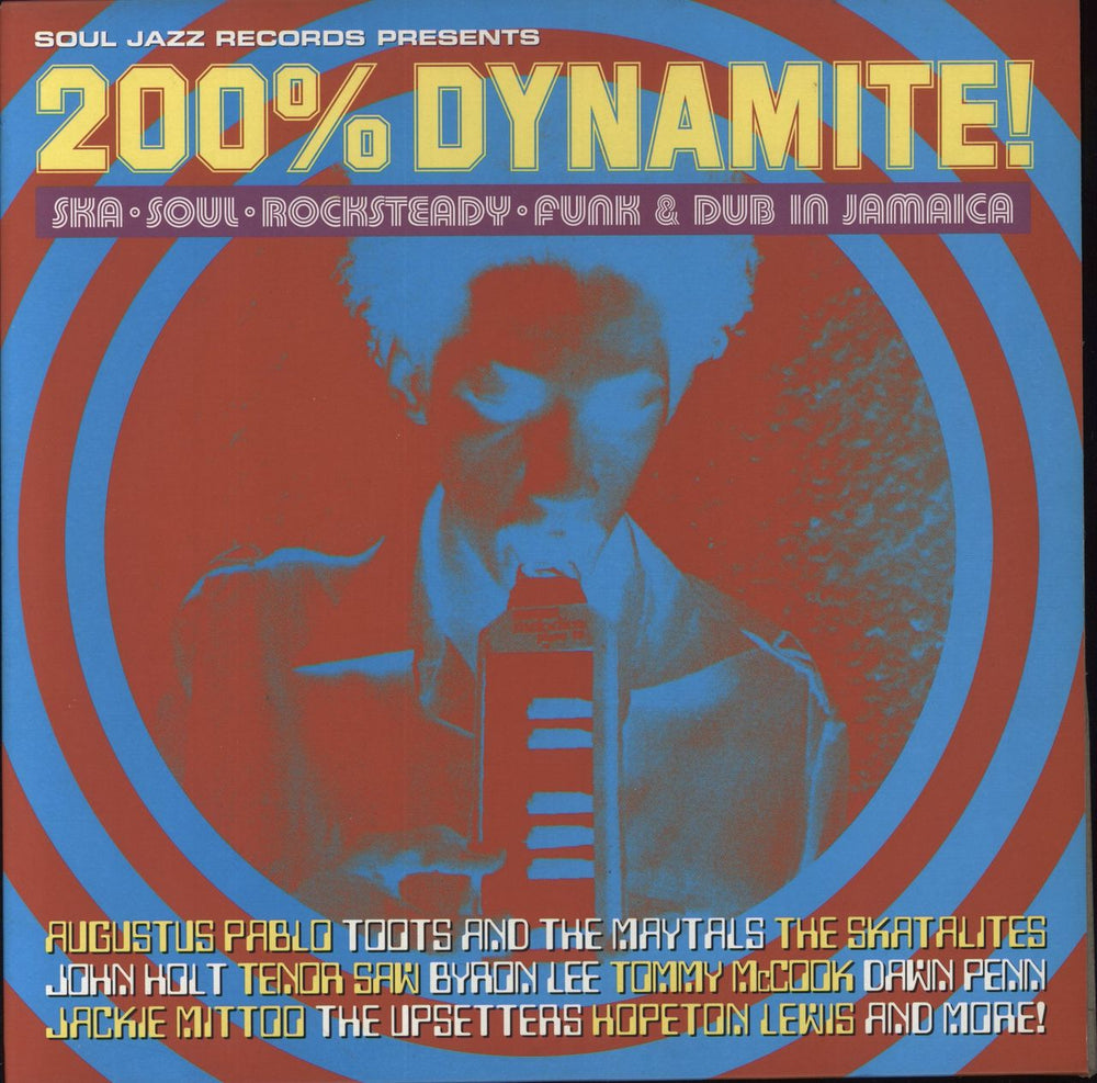 Various-Reggae & Ska 200% Dynamite! UK 2-LP vinyl record set (Double LP Album) SJRLP41