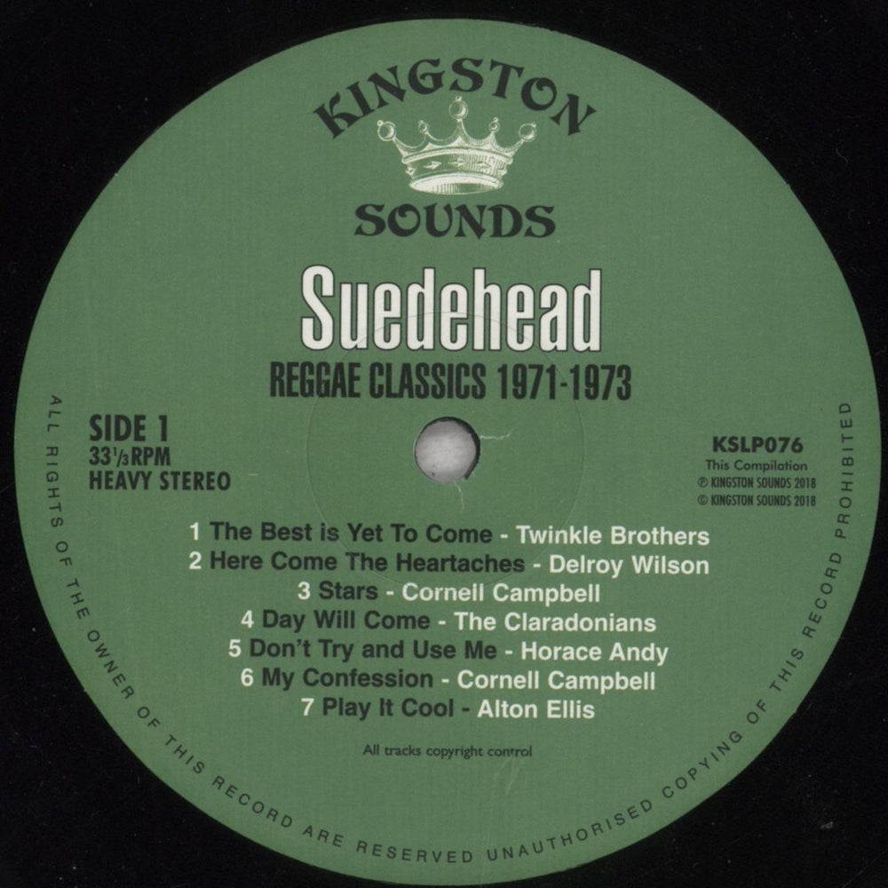 Various-Reggae & Ska Suedehead Reggae Classics [1971-1973 14 Jamaican Hits] UK vinyl LP album (LP record) V-ALPSU844077