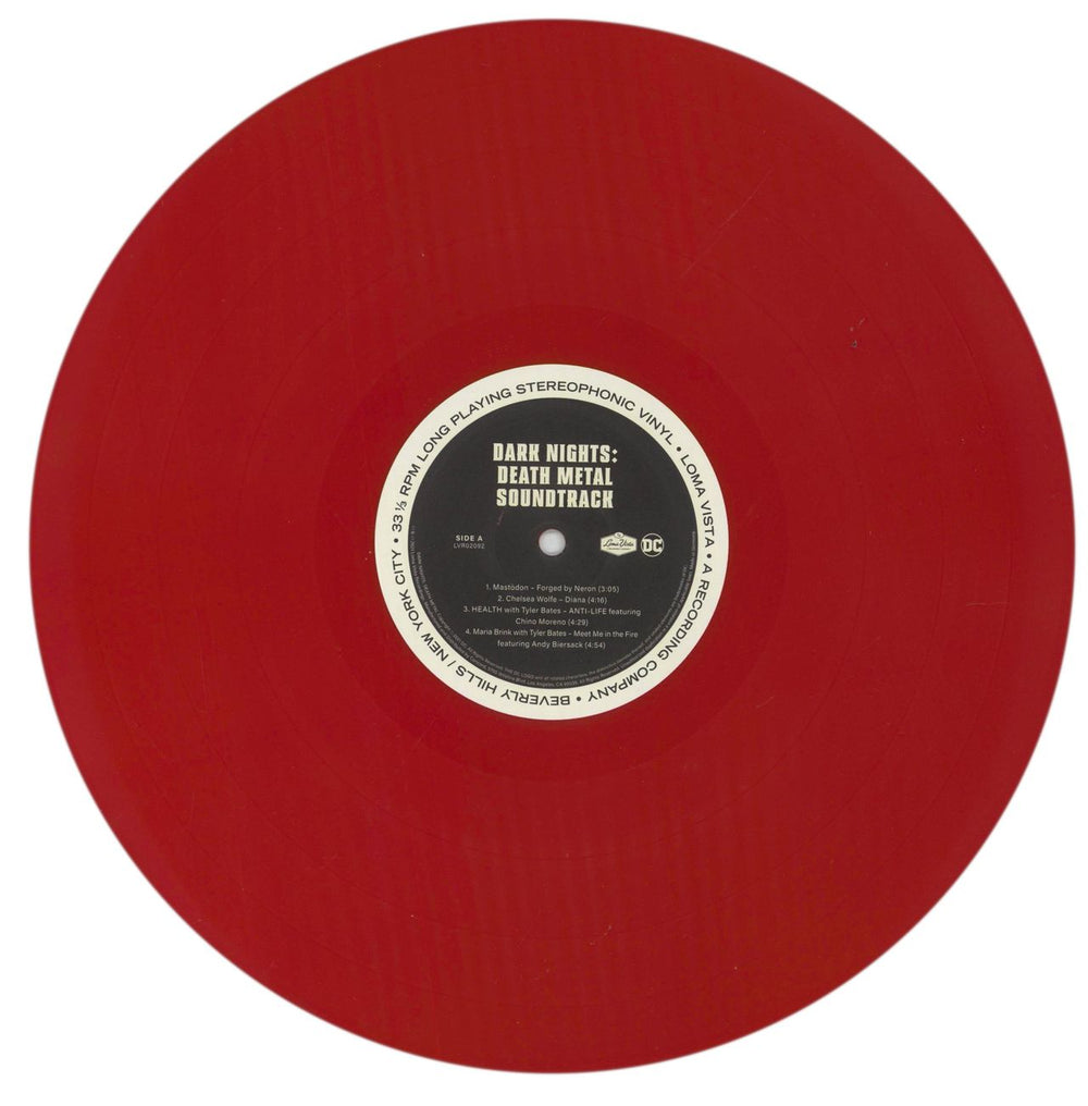 Various-Rock & Metal Dark Nights: Death Metal Soundtrack - Red Vinyl - EX German 2-LP vinyl record set (Double LP Album) RVA2LDA855416