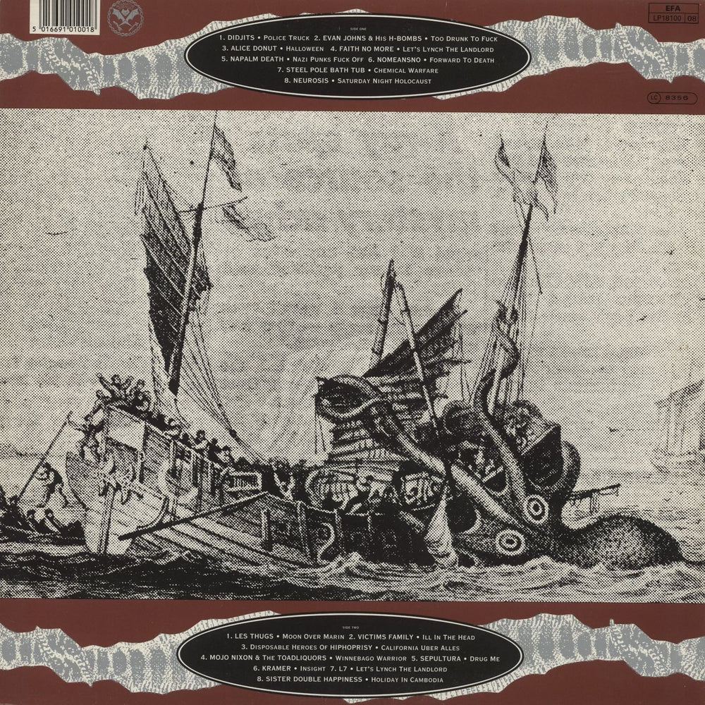 Various-Rock & Metal Virus 100 - VG UK vinyl LP album (LP record) 5016691010018