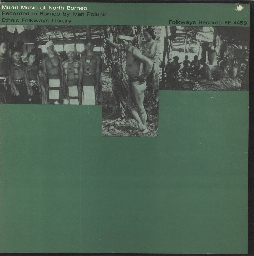 Various-World Music Murut Music Of North Borneo US vinyl LP album (LP record) FE4459