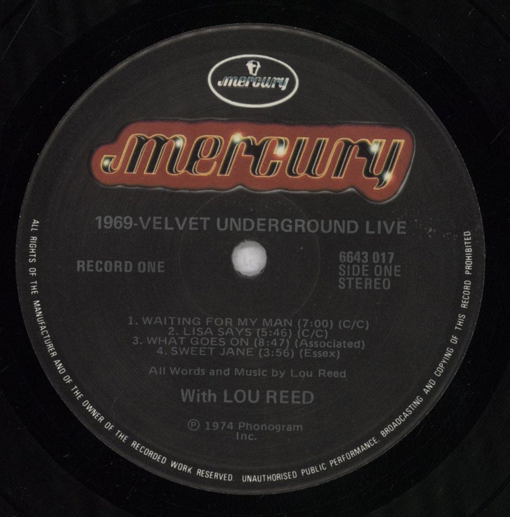 Velvet Underground Velvet Underground Live New Zealand 2-LP vinyl record set (Double LP Album) VUN2LVE838975