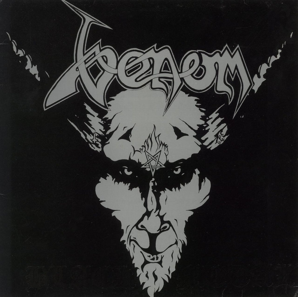 Venom Black Metal - Grey Marbled Vinyl UK vinyl LP album (LP record) NEAT1005