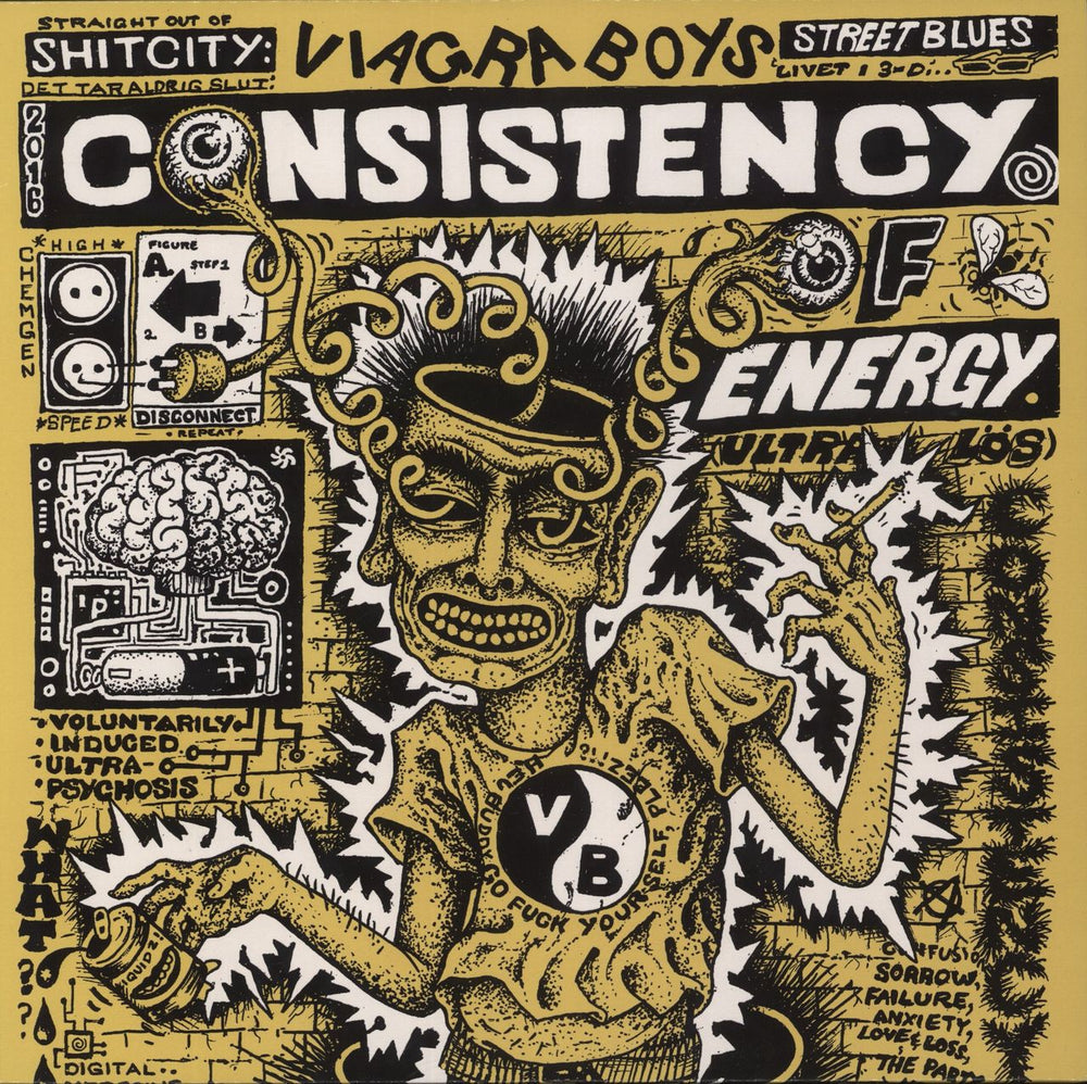 Viagra Boys Consistency Of Energy Swedish 12" vinyl single (12 inch record / Maxi-single) PMB008