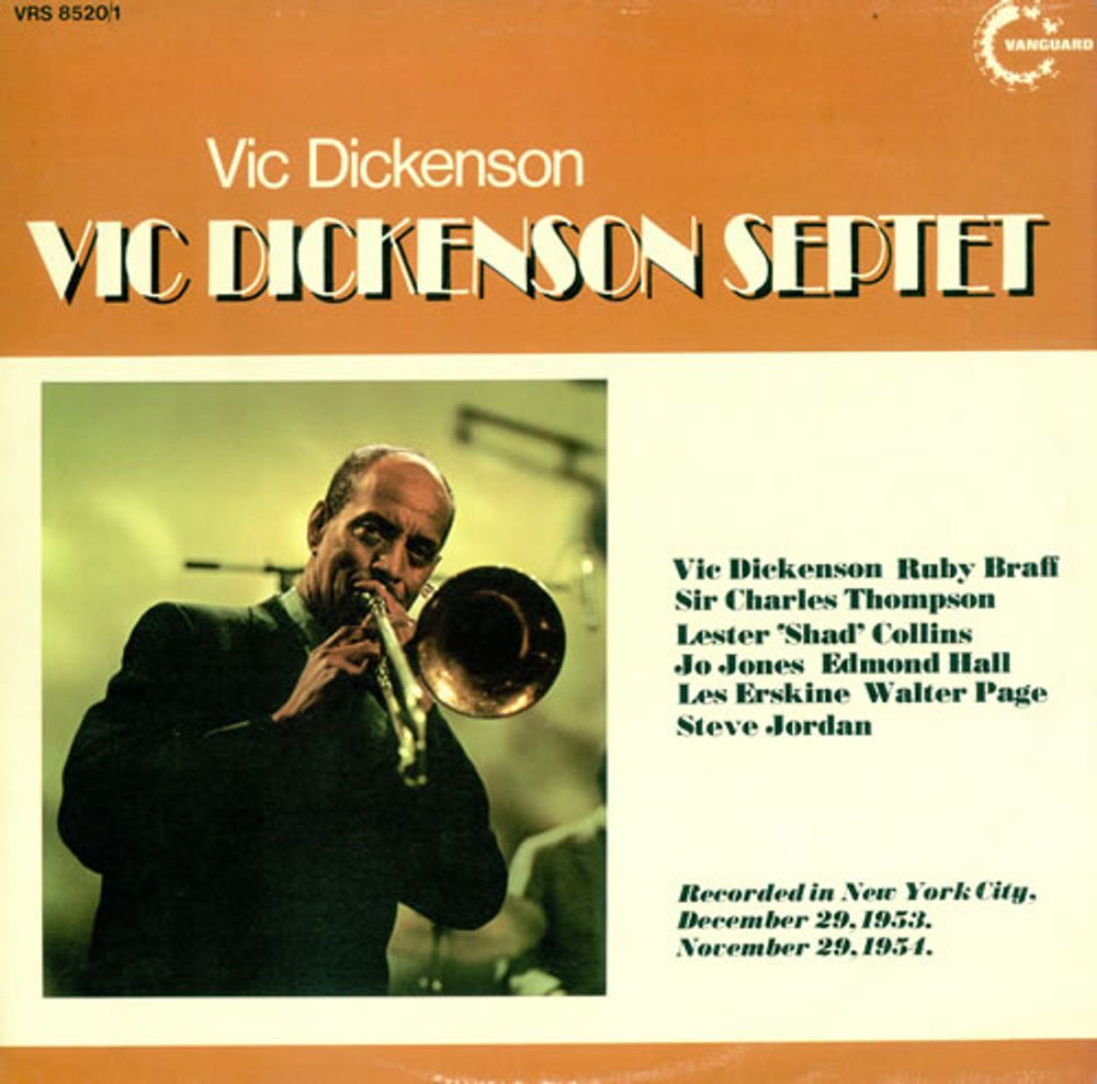 Vic Dickenson Vic Dickenson Septet UK 2-LP vinyl record set (Double LP Album) VRS8520/1