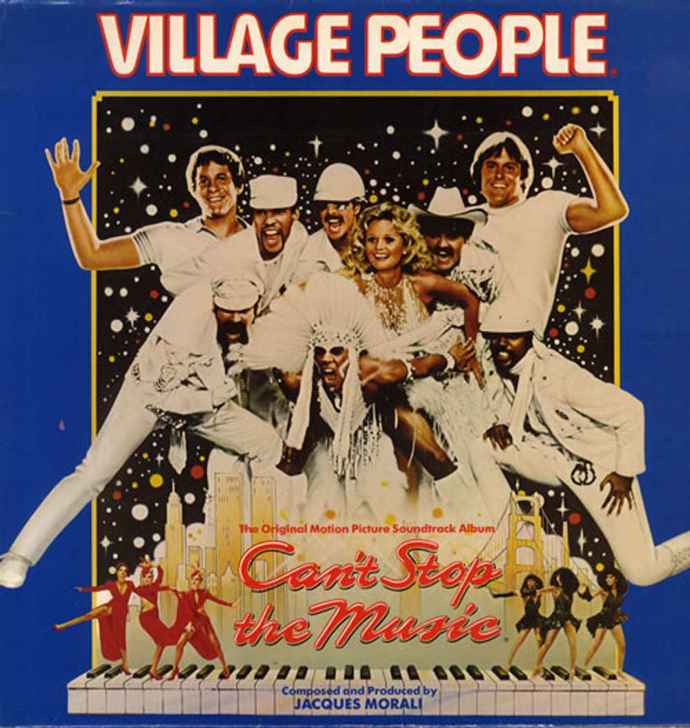 Village People Can't Stop The Music UK vinyl LP album (LP record) 6399051