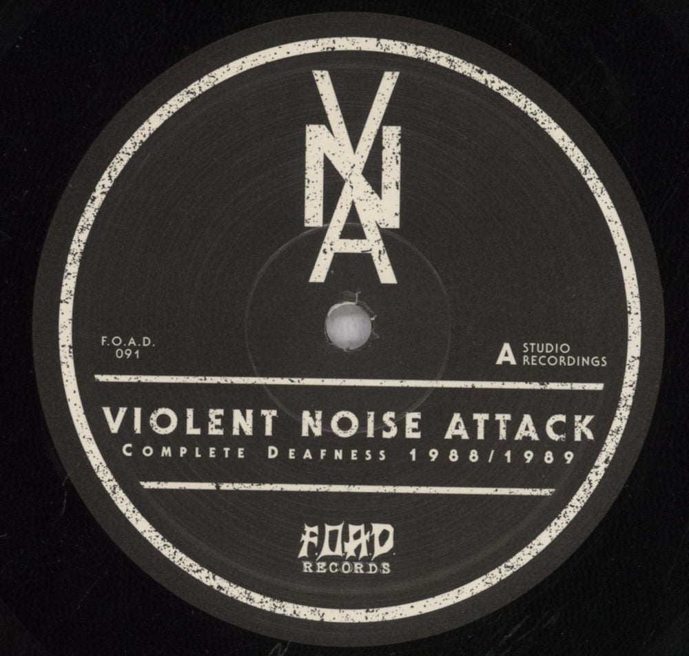 Violent Noise Attack Complete Deafness 1988/1989 French vinyl LP album (LP record) 7KVLPCO837521