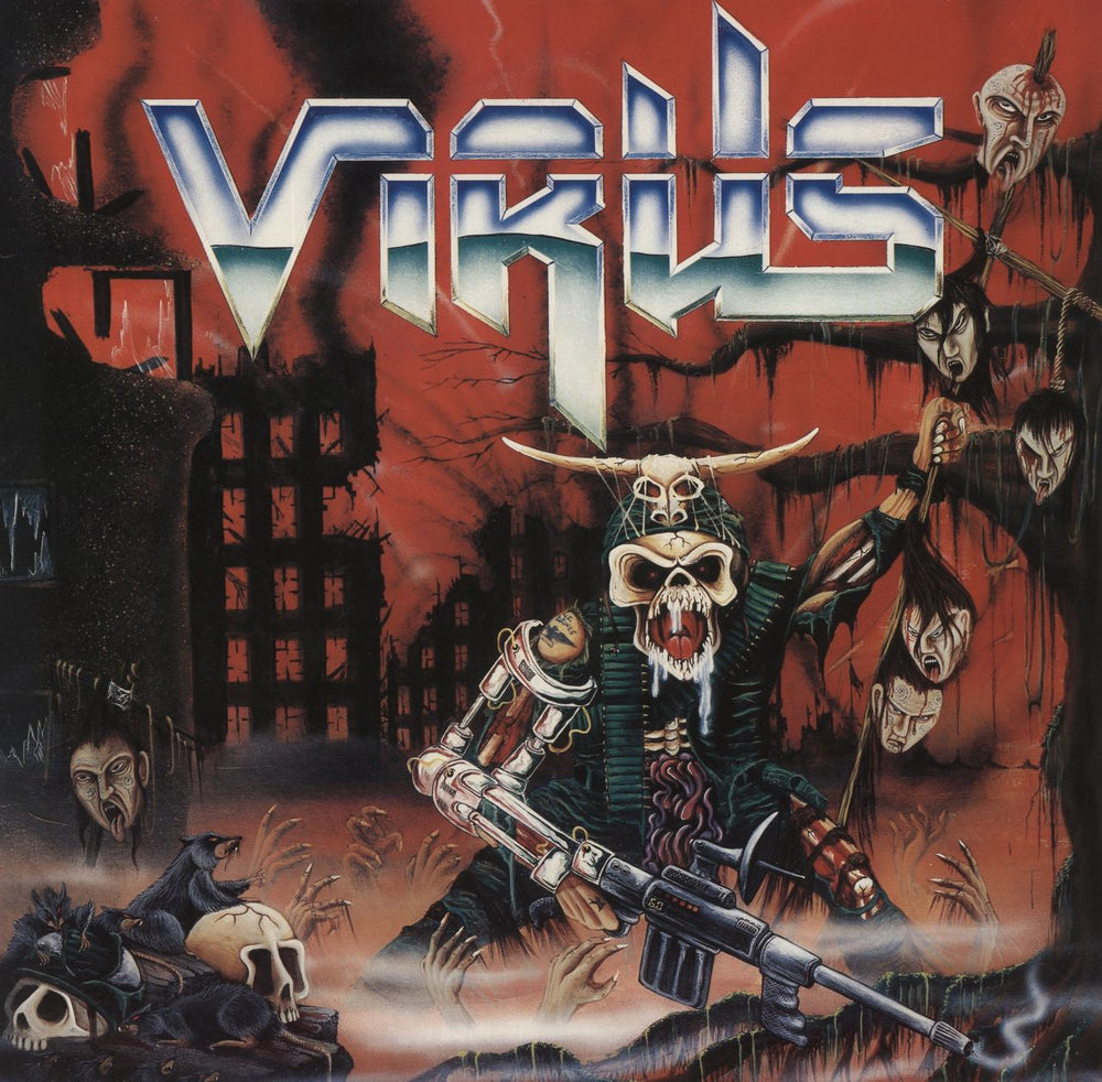 Virus (Thrash) Force Recon - EX German vinyl LP album (LP record) V.O.V.669