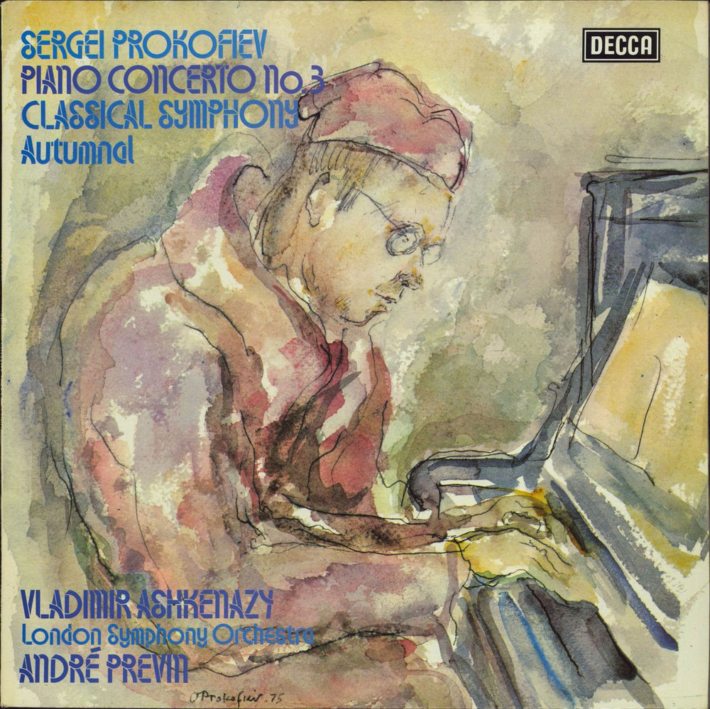 Vladimir Ashkenazy Sergei Prokofiev - Piano Concerto No3 UK vinyl LP album (LP record) SXL6768