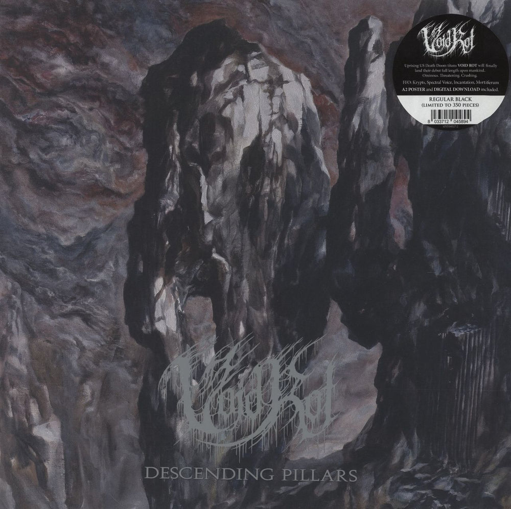Void Rot Descending Pillars Italian vinyl LP album (LP record) SPIT041LP