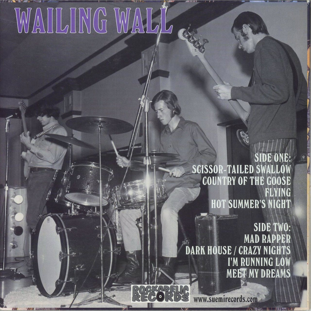 Wailing Wall Wailing Wall US vinyl LP album (LP record)