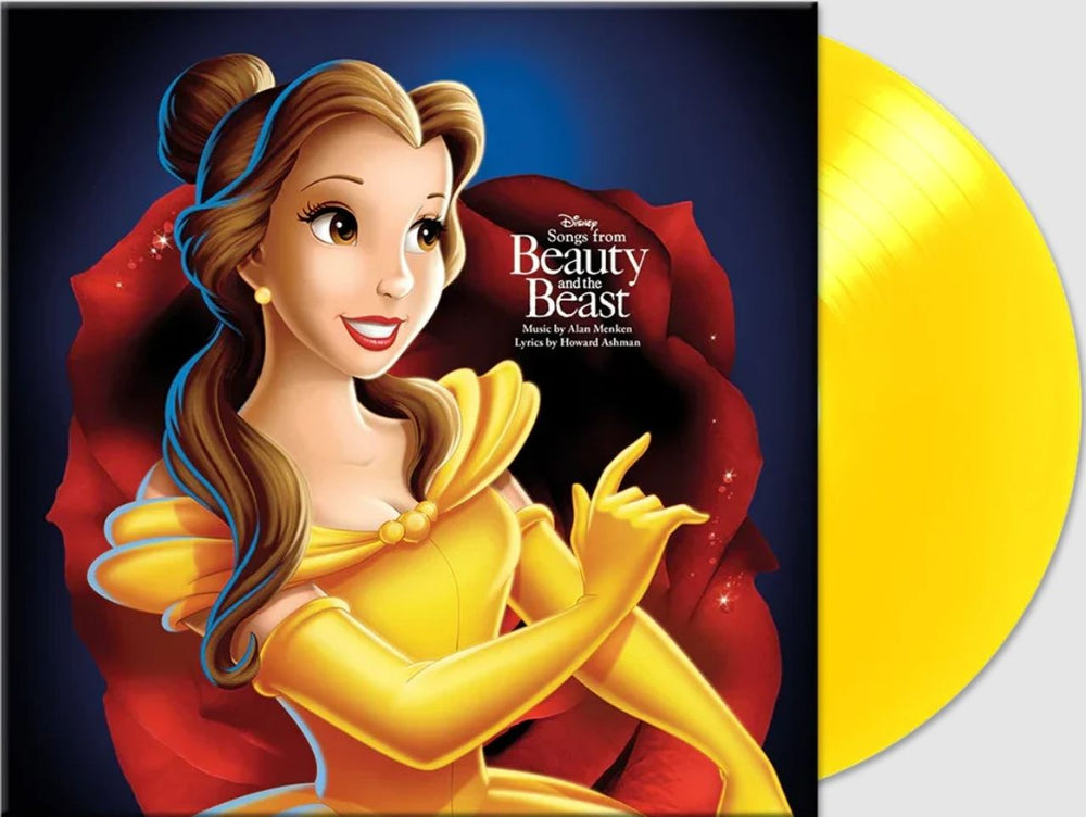 Walt Disney Songs From Beauty And The Beast - Yellow Vinyl - Sealed UK vinyl LP album (LP record) 00050087531768