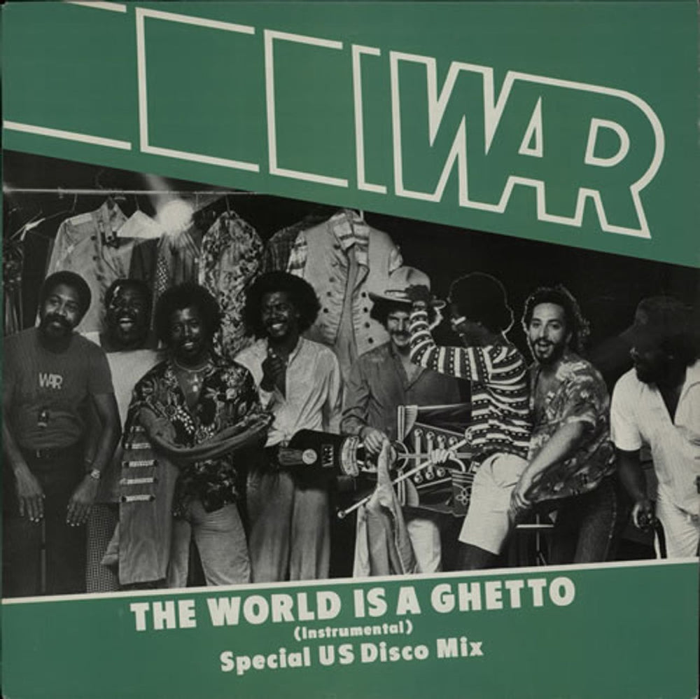 War The World Is A Ghetto UK 12" vinyl single (12 inch record / Maxi-single) MCAT557