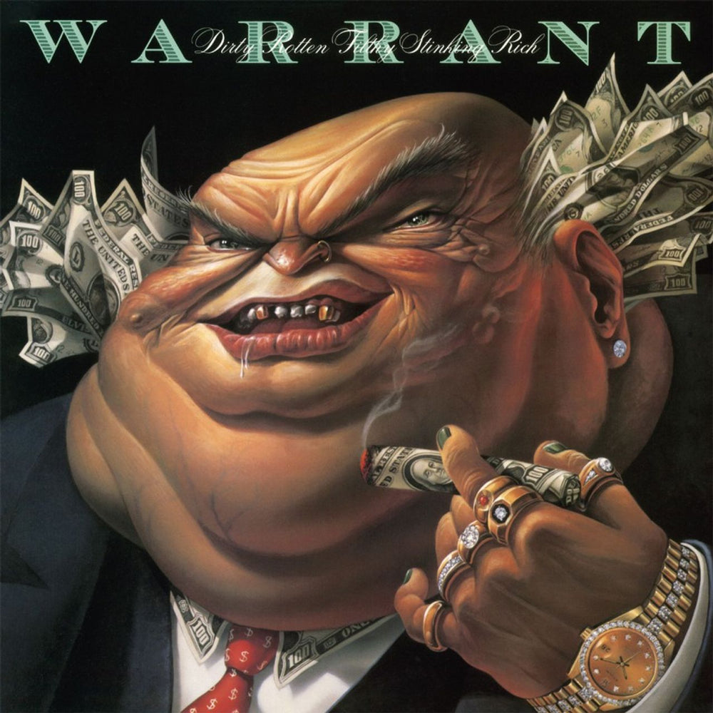 Warrant Dirty Rotten Filthy Stinking Rich - Crystal Clear Vinyl 180 Gram UK vinyl LP album (LP record) WNTLPDI810654