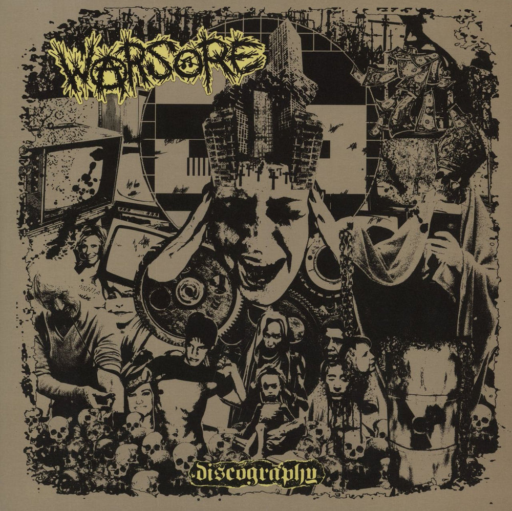 Warsore Violent Swing Discography - Colour Vinyl Czech 2-LP vinyl record set (Double LP Album) PSYCHO035