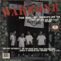 Warzone Split US 10\" vinyl single (10 inch record)