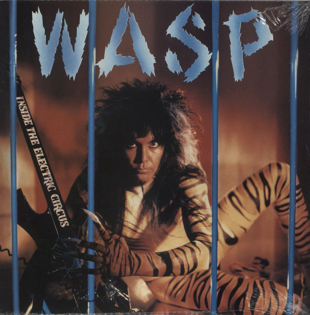 WASP Inside The Electric Circus - Shrink UK vinyl LP album (LP record) EST2025