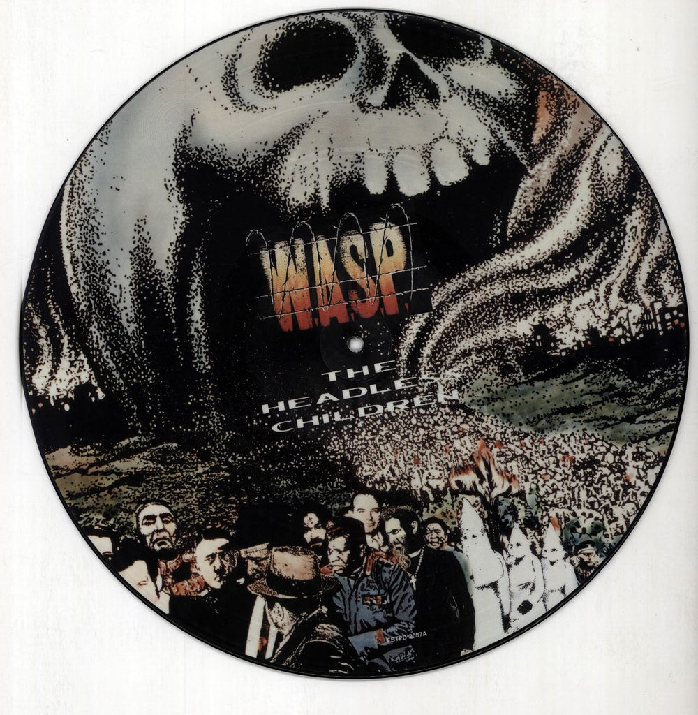 WASP The Headless Children UK picture disc LP (vinyl picture disc album) ESTPD2087