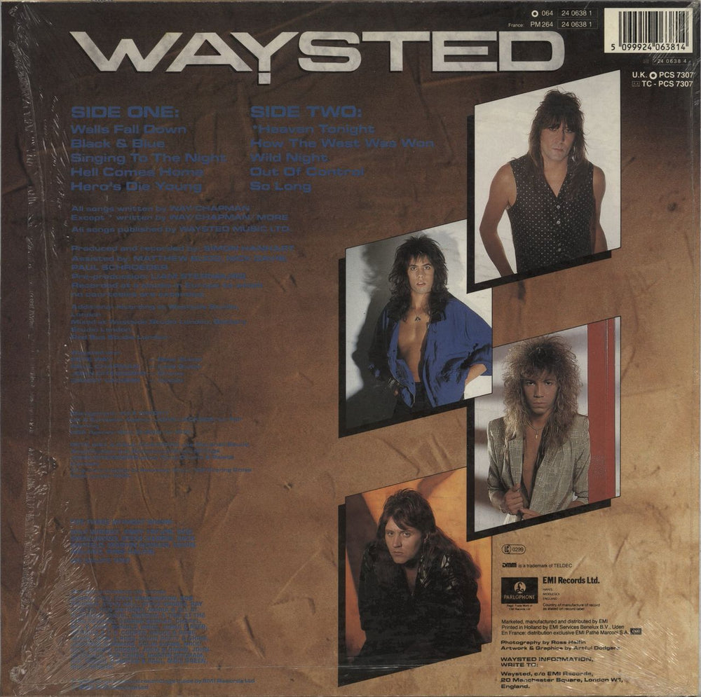 Waysted Save Your Prayers UK vinyl LP album (LP record) 5099924063814