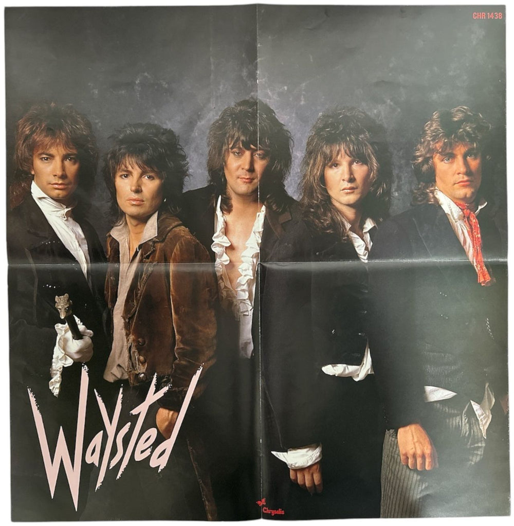 Waysted Vices + Poster UK vinyl LP album (LP record)