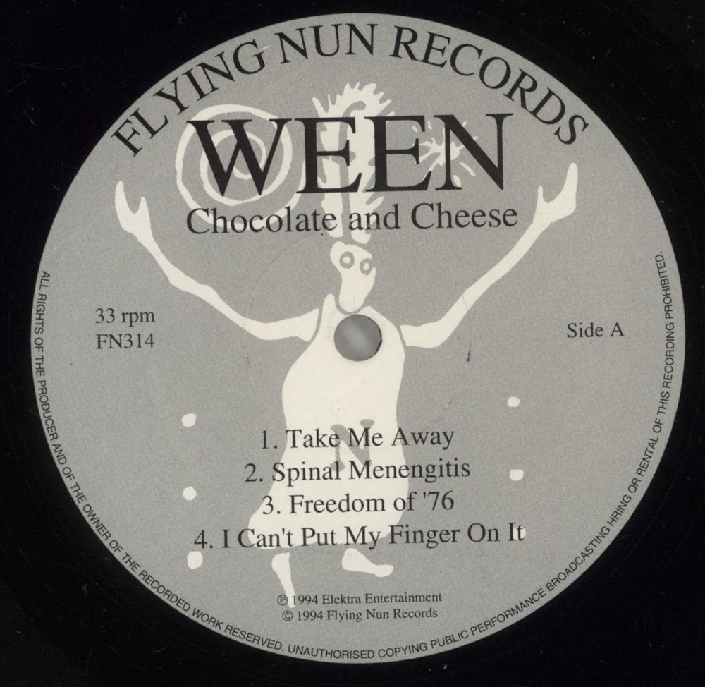 Ween Chocolate and Cheese - Hypesticker + 7" UK 2-LP vinyl record set (Double LP Album) EEN2LCH882178