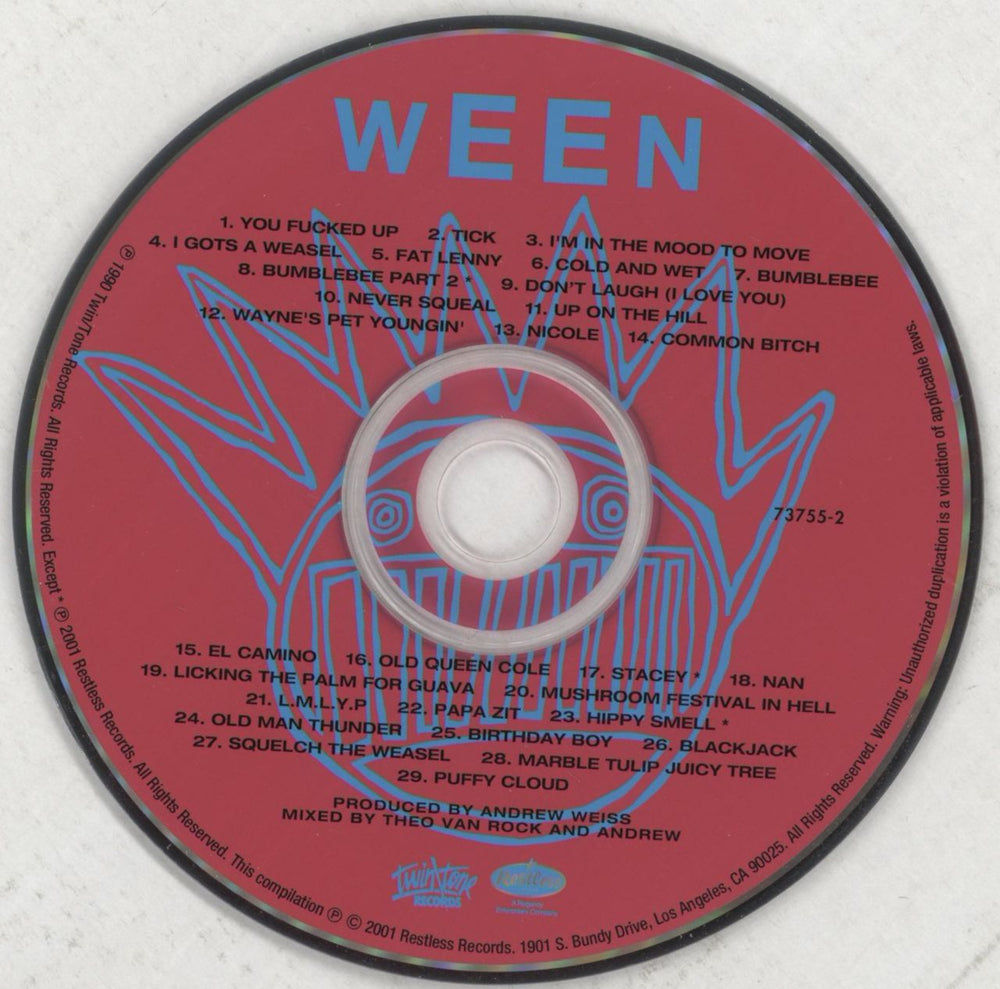Ween GodWeenSatan: The Oneness US CD album (CDLP) EENCDGO587839