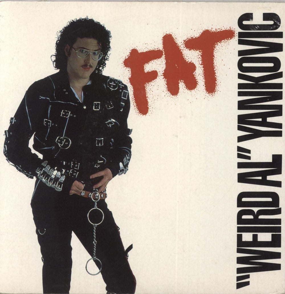 Weird Al Yankovic Fat UK 7" vinyl single (7 inch record / 45) PO6