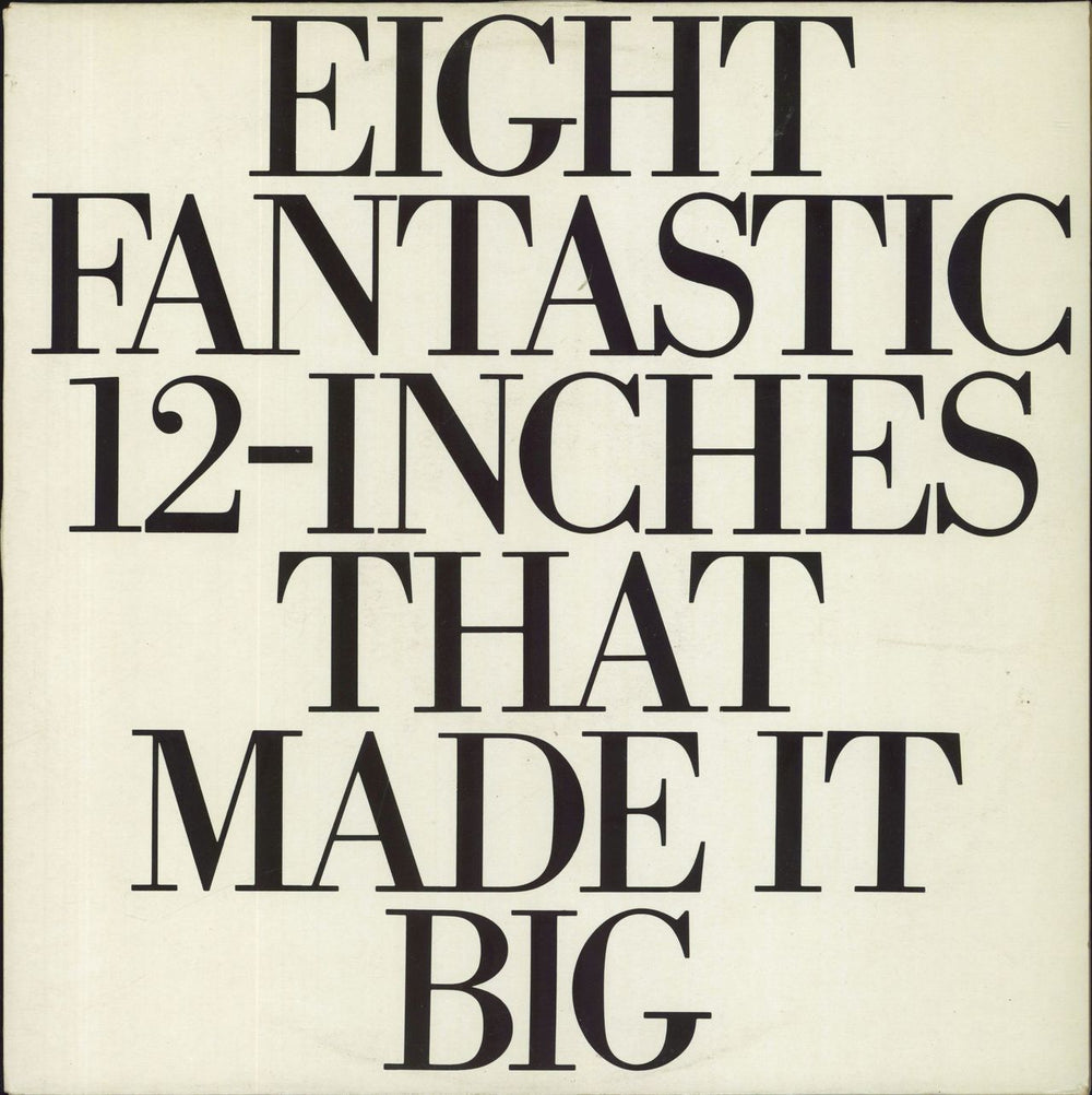 Wham Eight Fantastic 12-inches That Made It Big Dutch Promo vinyl LP album (LP record) SAMPLP1008