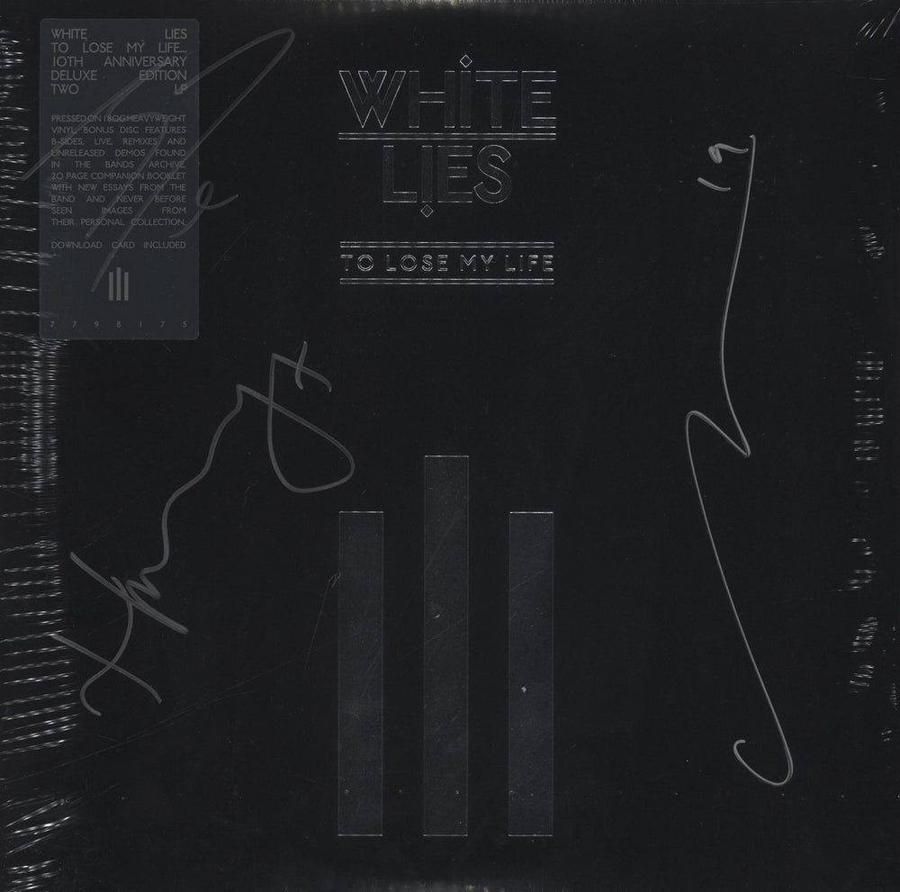 White Lies To Lose My Life - 180gm vinyl - Fully Autographed - Sealed UK 2-LP vinyl record set (Double LP Album) 7798175