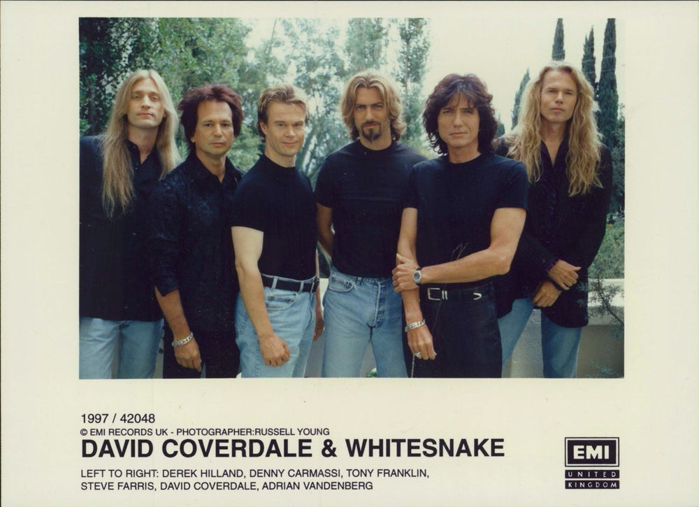 Whitesnake Don't Fade Away UK Promo media press pack PRESS PACK