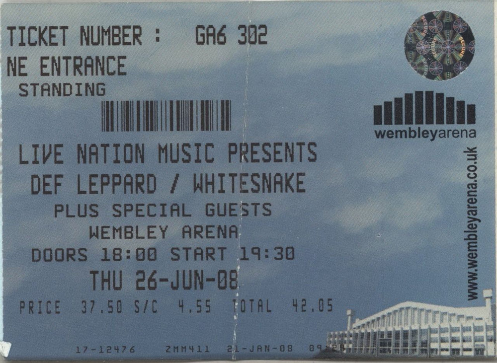 Whitesnake Good To Be Bad: World Tour 2008 + Ticket Stub UK tour programme WHITRGO872406