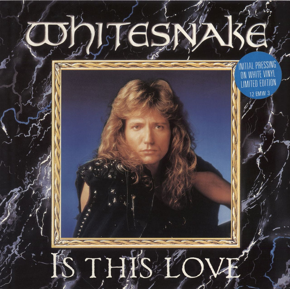 Whitesnake Is This Love - White Vinyl UK 12" vinyl single (12 inch record / Maxi-single) 12EMW3