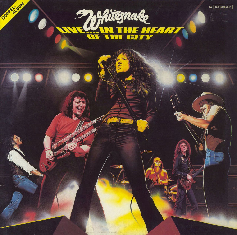 Whitesnake Live.... In The Heart Of The City Dutch 2-LP vinyl record set (Double LP Album) 1A164-83023/24