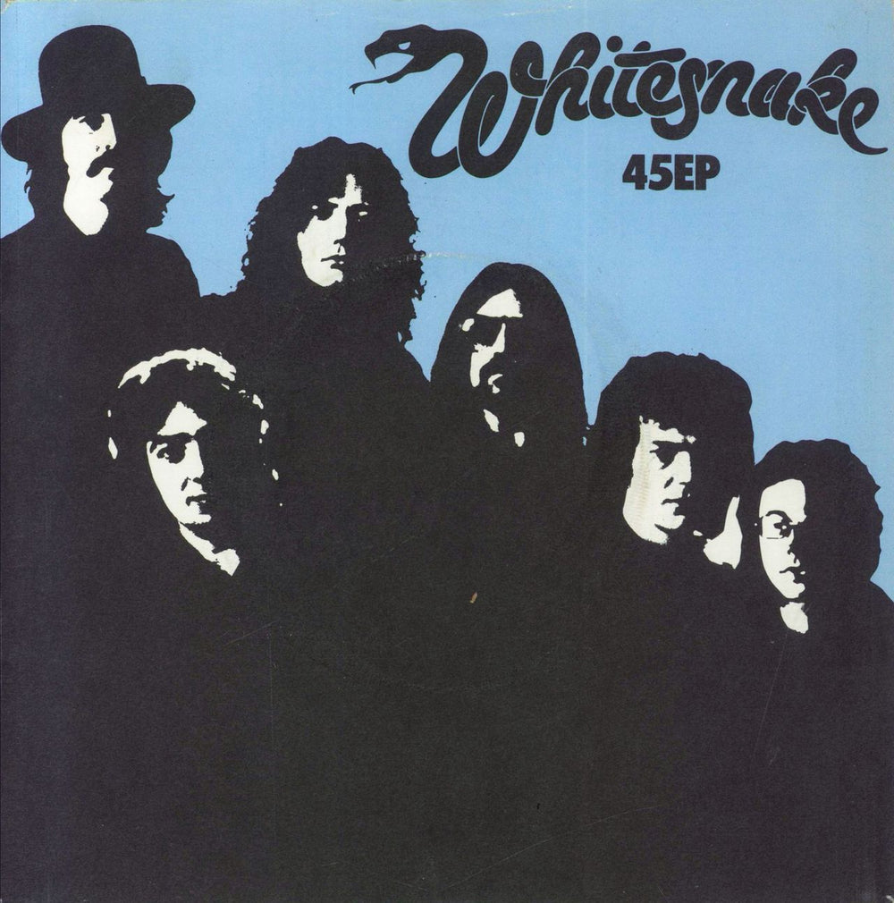 Whitesnake The 45 EP - A label UK Promo 7" vinyl single (7 inch record / 45) BP363