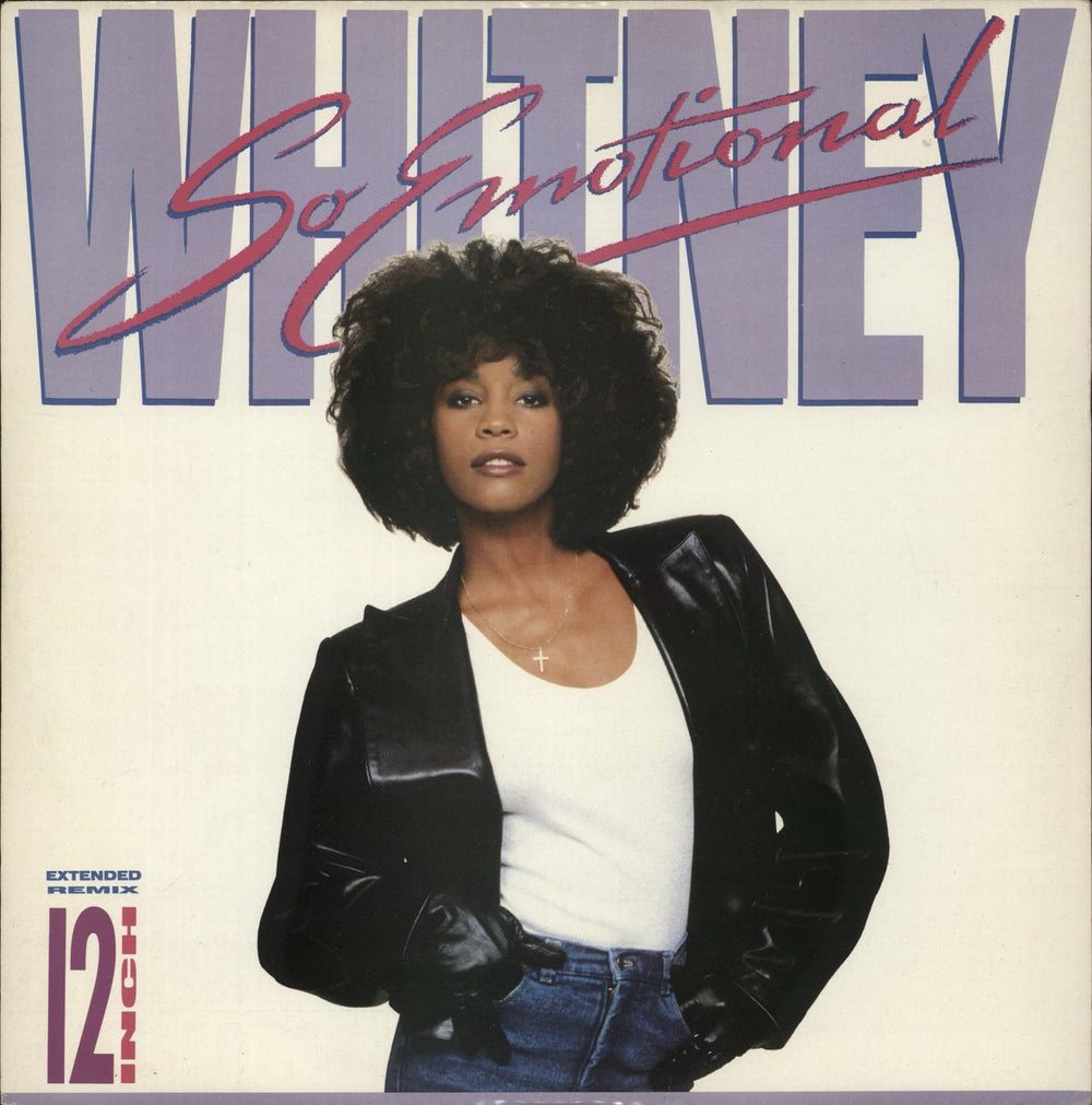 Whitney Houston So Emotional UK 12" vinyl single (12 inch record / Maxi-single) RIST43