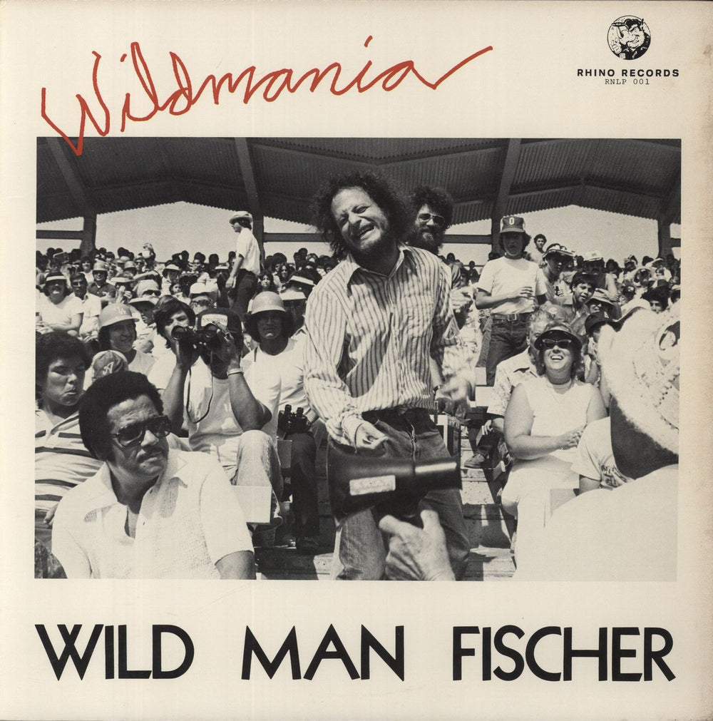 Wild Man Fischer Wildmania - Red Title US vinyl LP album (LP record) RNLP001