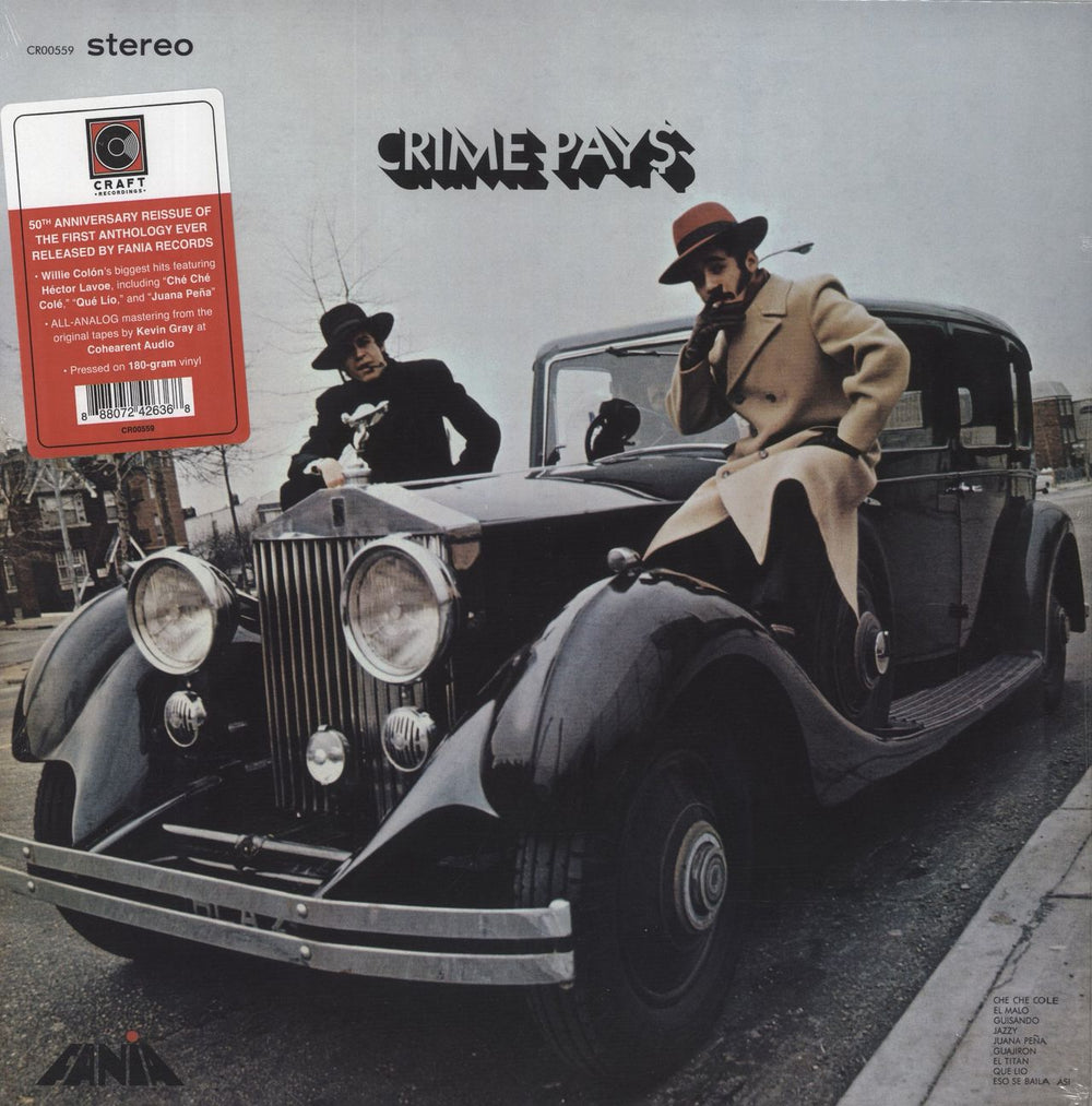 Willie Colon Crime Pays - 180g - Sealed US vinyl LP album (LP record) CR00559