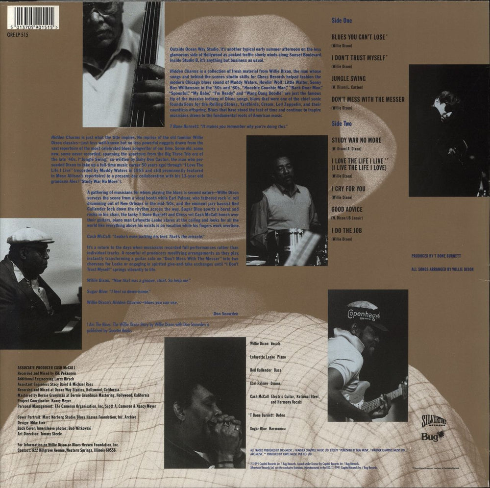 Willie Dixon Hidden Charms - Hype Sticker UK vinyl LP album (LP record) 5013705901515