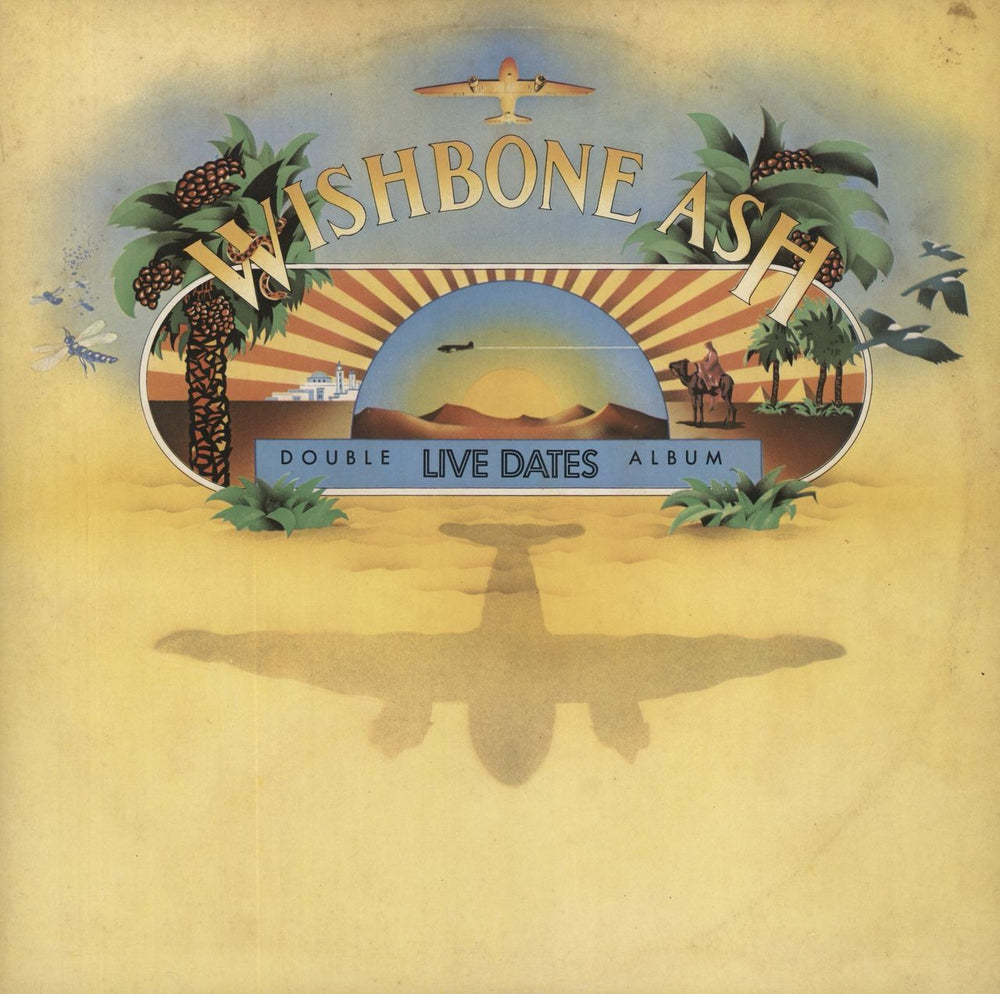 Wishbone Ash Live Dates - EX UK 2-LP vinyl record set (Double LP Album) MCSP254