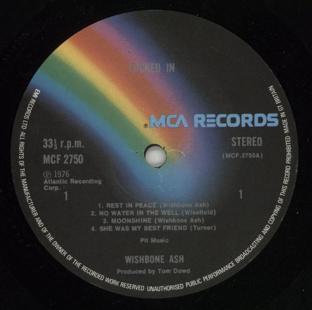 Wishbone Ash Locked In UK vinyl LP album (LP record) WSHLPLO867470